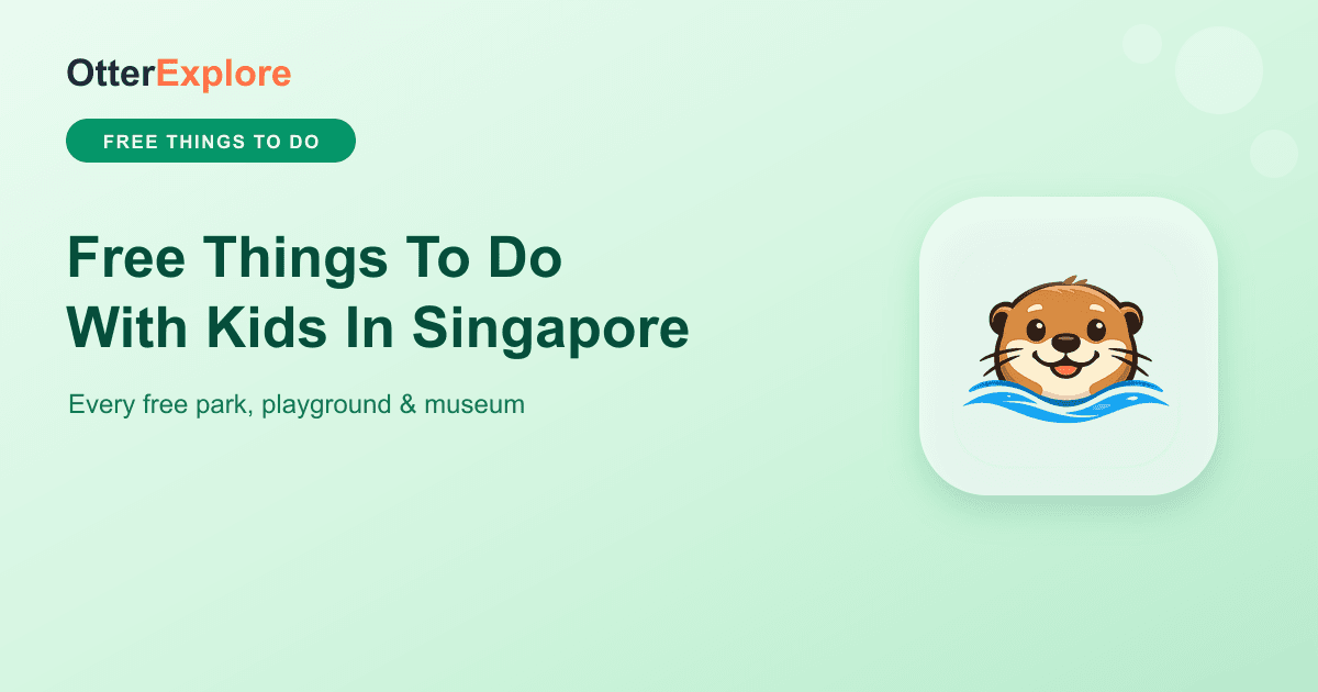 Free Things to Do with Kids in Singapore — free parks, water play, museums and more — OtterExplore